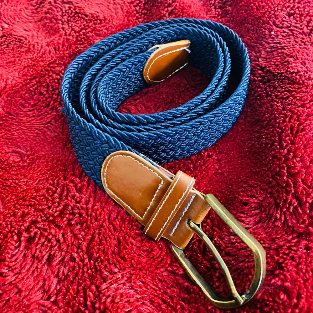 Mens braided belt
